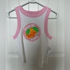 Feelin' Zesty Old Navy Tank Size Small - Summer Top